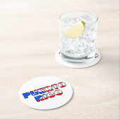 Dessous-de-verre Rond En Papier Porto Rico (En situation)