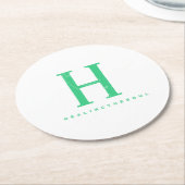 Dessous-de-verre Rond En Papier Posavasos (Incliné)