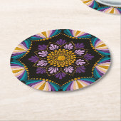 Dessous-de-verre Rond En Papier Poster (Incliné)