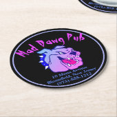 Dessous-de-verre Rond En Papier Promotion commerciale (Incliné)