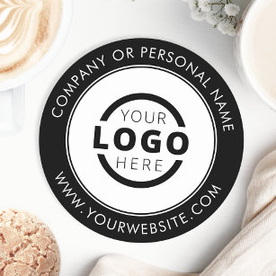 Dessous-de-verre Rond En Papier Promotion du logo d'entreprise de marque personnal