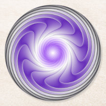 Purple Grey 3D Swirl Moderne Abstrait Fractal Art