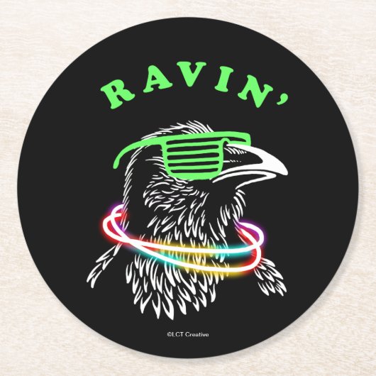 Dessous-de-verre Rond En Papier Ravin (Devant)