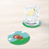 Dessous-de-verre Rond En Papier Rollo la Turquie (En situation)