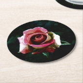 Dessous-de-verre Rond En Papier rose (Incliné)