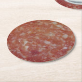Dessous-de-verre Rond En Papier Salami (Incliné)