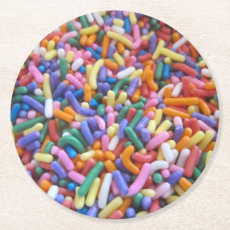Dessous-de-verre Rond En Papier Sauterelles de sucre
