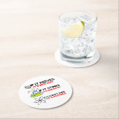 Dessous-de-verre Rond En Papier Science BIOLOGY CHEMISTRY PHYSICS (En situation)