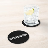 Dessous-de-verre Rond En Papier Scoudeur (En situation)