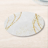 Dessous-de-verre Rond En Papier Serviettes (Incliné)