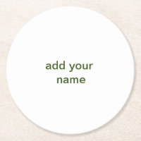 Simple minimal vert ajoutez votre texte nom photo