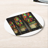 Dessous-de-verre Rond En Papier SLOTS Las VEGAS (Incliné)