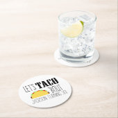 Dessous-de-verre Rond En Papier Taco 'Bout fête d'anniversaire (En situation)