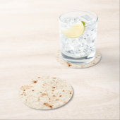 Dessous-de-verre Rond En Papier Taco prend une boisson ! (En situation)