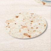 Dessous-de-verre Rond En Papier Taco prend une boisson ! (Incliné)