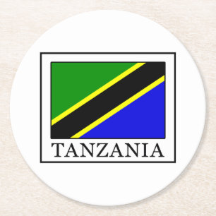 Dessous-de-verre Rond En Papier Tanzanie