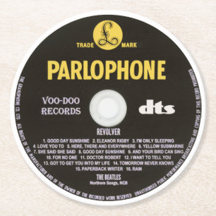 Dessous-de-verre Rond En Papier Tapis de verre - Revolver