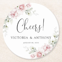Tapisserie Fleurs Rose Tendre Mariage Tchin Rond