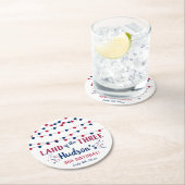 Dessous-de-verre Rond En Papier Terre Des Trois ! 4 juillet 3ème anniversaire (En situation)