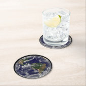 Dessous-de-verre Rond En Papier Terre Pleine Montrant Divers Systèmes De Tempête T (En situation)