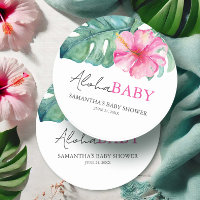 Thème tropical Baby shower fille
