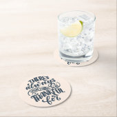 Dessous-de-verre Rond En Papier There's Always Something (En situation)