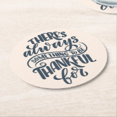 Dessous-de-verre Rond En Papier There's Always Something (Incliné)