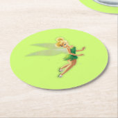 Dessous-de-verre Rond En Papier Tinker Bell Paper Coaster (Incliné)