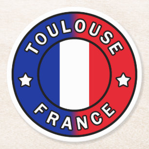 Dessous-de-verre Rond En Papier Toulouse France