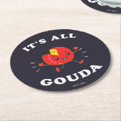 Dessous-de-verre Rond En Papier Tout Gouda (Incliné)