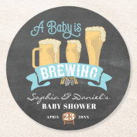 Un bébé brasse des Dessous de verre de Baby shower