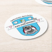 Dessous-de-verre Rond En Papier Université Pluto Living (Incliné)