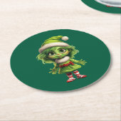 Dessous-de-verre Rond En Papier Untersetzer - (Incliné)