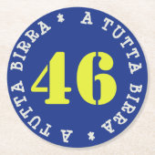 DESSOUS-DE-VERRE ROND EN PAPIER VALENTINO A TUTTA BIRRA - SOTTOBICCHIERI - (Devant)