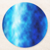 Dessous-de-verre Rond En Papier Verre bleu (Devant)