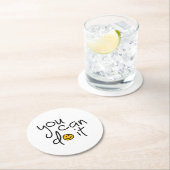 Dessous-de-verre Rond En Papier Vice-présidente carton (En situation)