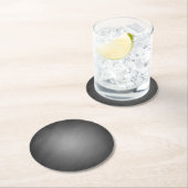 Dessous-de-verre Rond En Papier Vignette Chalkboard tendance (En situation)