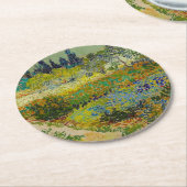 Dessous-de-verre Rond En Papier Vincent Van Gogh Garden (Incliné)
