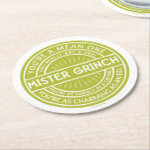 Dessous-de-verre Rond En Papier Vous êtes une citation d'un seul ministre (Incliné)