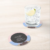 Dessous-de-verre Rond En Papier Week-end de Demoiselle d'Honneur Plage Enterrement (En situation)