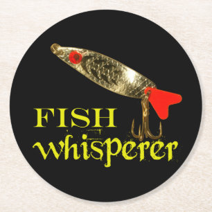 Dessous-de-verre Rond En Papier Whisperer de poisson