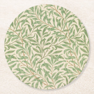 Dessous-de-verre Rond En Papier Willow Bough (par William Morris)