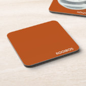 Dessous-de-verre Rooibos rouge brun nom (Côté gauche)