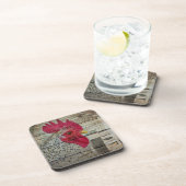 Dessous-de-verre Rooster Rustic Chicken Coop Barn Board (Côté Droit)