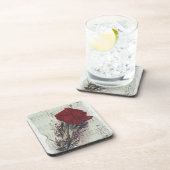 Dessous-de-verre <Rose and Music> par Kim Koza 2 (Côté Droit)