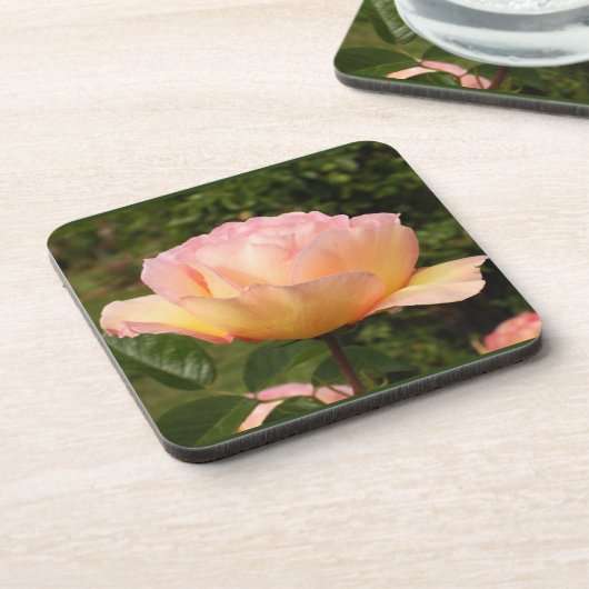 Dessous-de-verre Rose Apricot (Côté gauche)