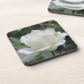 Dessous-de-verre Rose Blanche (Côté gauche)