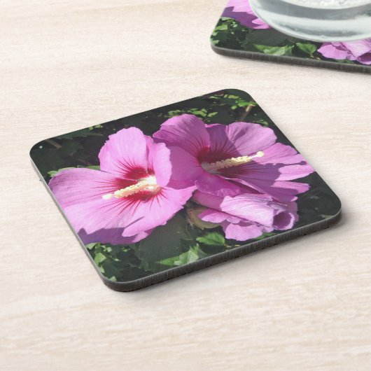 Dessous-de-verre Rose de Sharon (Côté gauche)