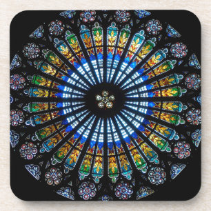 Dessous-de-verre Rose en verre tendu à Strasbourg