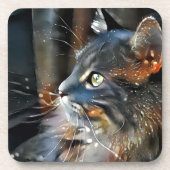 Dessous-de-verre Rose et lumière magique (Devant)